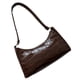 thumbnail image 1 of Minnieouse Bolso de compras que no destiñe para las necesidades diarias de moda Correa cómoda Bolsos de compras exquisitos Bolsas de mensajero y de hombro marron oscuro, 1 of 6