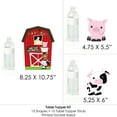 thumbnail image 7 of Big Dot of Happiness Farm Animals - Barnyard Baby Shower or Birthday Party Centerpiece Sticks - Table Toppers - Set of 15, 7 of 7