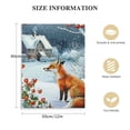 thumbnail image 2 of JEUXUS  Winter Christmas Wall Decor, Xmas Forest Wild Animal Bunny Bird Fox Poster Prints for Home Farmhouse Room Decor, Christmas Woodland Winter Animals&nbsp;Decorations Wall Art, 2 of 5