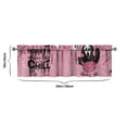 thumbnail image 3 of Kitchen Curtains Small Short Cafe Halloween Ghostface Window Curtains Horror Spooky Rod Pocket Bathroom Tier Window Treatment Drapes 54x18inch, 3 of 3