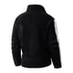 thumbnail image 4 of Ceisia Men's All Gift Seasons Casual Solid Color Fleece Zipper Round Neck Long Sleeve Jacket - Comfortable Daily Outdoor Wear, 4 of 9