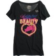 thumbnail image 1 of Ecko Unltd. Camiseta gráfica Unlimited Beauty Neon Heart para mujer, negra, pequeña Ecko Unltd. Camiseta gráfica, 1 of 1