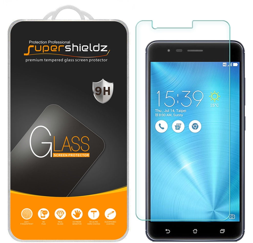 [1-Pack] Supershieldz ASUS ZenFone 3 Zoom Tempered Glass Screen Protector, Anti-Scratch, Anti-Fingerprint, Bubble Free