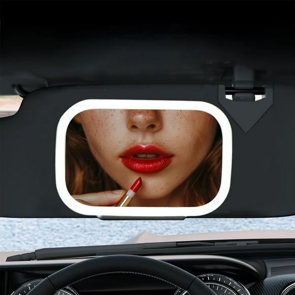 Binmer Car Sun Visor Make-up Mirror Led Light Car Passenger Visor Vanity Mirror Car Make-up Mirror