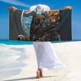thumbnail image 5 of Sikiie Steampunk Mechanical Butterfly Beach Towel for Women Men, Pool Bath Beach Camping Beach Towel Adult Blanket for Travel Swim 27.5"x 55", 5 of 6