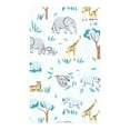 thumbnail image 3 of Hudson Baby Cotton Flannel Burp Cloths 10-Pack, Safari Friends, One Size, 3 of 7