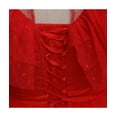 thumbnail image 2 of Elegant Red Lace Wedding Dress Suitable For Women, 2 of 12