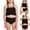 Style4-Black girl swimsuits, variant on Mceream High Waisted Bikini Sets for Teen Girls Adjustable Straps 2 Piece Swumsuit Summer Solid Color Bathing Suit Beach Swimwear for Teen and Junior 2-12 Years