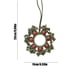 thumbnail image 3 of Adorno de copo de nieve navideño Hilos de algodón tejidos a mano | Colgante multicolor festivo | Colgado de árbol de Navidad | Decoración invernal intrincada | 1 Pack | 4,33 pulgadas de decoración, 3 of 6