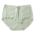 thumbnail image 3 of Limited Stock,Medium-Waist Underwear, Solid Color, Soft棉材质, Breathable, For Daily, Comfortable Fit, Seamless Design Effortlessly Chic|Nylon,Spandex,Coffee,Sopatenor, 3 of 5
