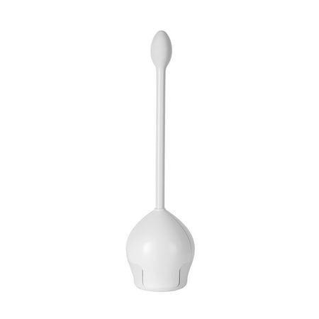 Bath Bliss Firm Grip Tulip Toilet Bowl Brush in White
