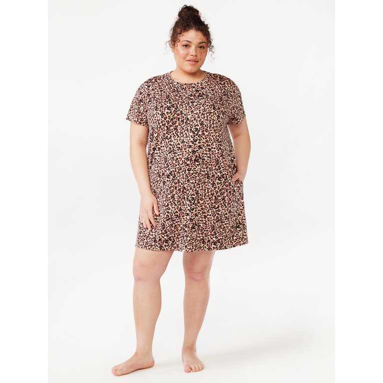 TOUJOURS　Pocket big tank dress サイズ1 Terra & Sky Women's Plus Size Cotton Pocket T-Shirt Dress