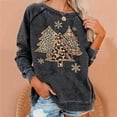 thumbnail image 1 of Pntutb moda mujer imprimir manga larga cómoda transpirable cuello redondo sudadera Pntutb Pntutb-6302, 1 of 5