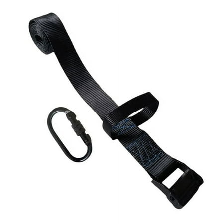 GZCW Tree Stand Hunting Harness with Carabiner Adjustable Heavy Duty Quick-Connect Treestand Belt Safety Strap Hunting Gear Equipment Accessories
