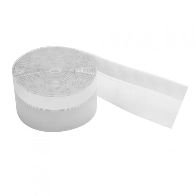 Tira de sellado autoadhesiva transparente para puertas y ventanas, aislante acústico y antipolvo, de 5 m (45 mm)