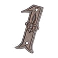 thumbnail image 1 of Placa de puerta de Metal con efecto 3D perfecl Número de dirección 1 C-1, 1 of 8