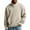 Ginger_06121655, variant on S-3XL Quarter Zip Pullover Men Sweatshirt Waffle Knit Men's Long Sleeve Shirt Casual Loose Athletic Mock Neck Knitted Sweaters Pullover with Pocket