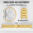 thumbnail image 3 of Correa de Acero Inoxidable GOLDTOLUCK Compatible con Samsung Galaxy Watch 8 Classic 40mm 44mm 46mm, 3 of 7