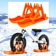 thumbnail image 4 of Juego de esquí deportivo para nieve, trineo de invierno, tabla de snowboard, soporte de estacionamiento estable Naranja, 4 of 7