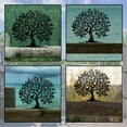 thumbnail image 7 of Tree of Life Art Metal Art Farm Garden Decor Outdoor Garden Fence Decoration Silhouette Decorative Metal Yard Stakes for Farmhouse Backyard Lawn Statue Gifts Patio Decor 9.6x11 inch, 7 of 7