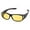 Matte Black Frame/Night Vision Yellow Lens, variant on TINHAO Wrap Around Night Driving Glasses Anti Glare Night Vision Glasses for Men Women Fit Over Prescription Glasses