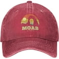 thumbnail image 2 of Moab Utah Vintage Sunset Baseball Cowboy Hat Adjustable Trucker Hat, 2 of 7