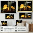 thumbnail image 4 of Designart "Sliced Pineapples A Culinary Art" Food & Beverage Floater Framed Canvas Wall Art, 4 of 7
