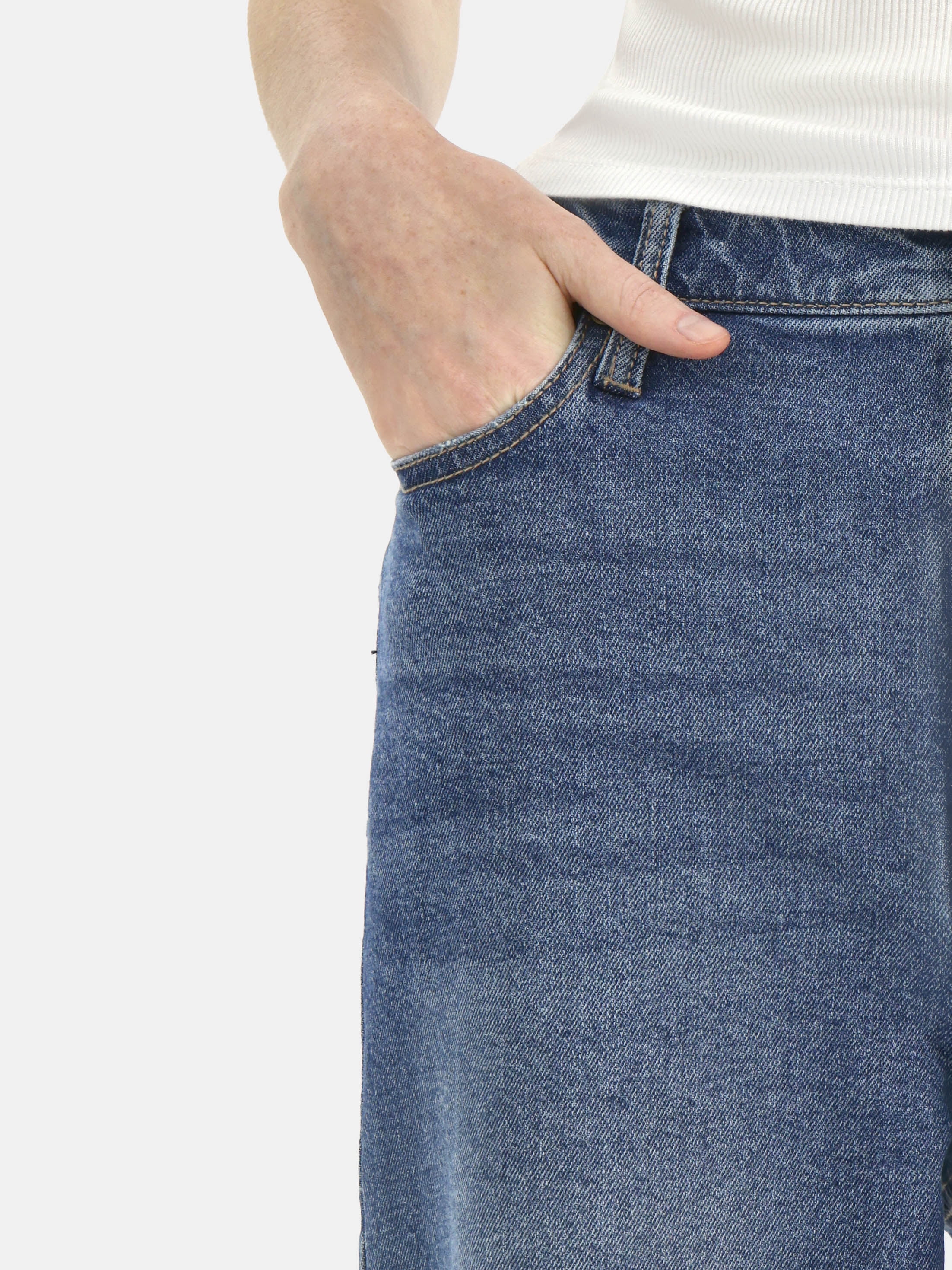 No Boundaries High Rise Baggy Wide Leg Jeans, 30" Inseam, Women's and Women's Plus Sizes XXS-4X