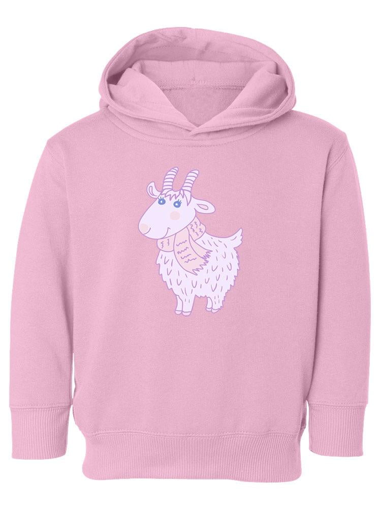 Pink Goat Hoodie Toddler's -Image by 