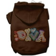 thumbnail image 6 of Pet, Dog  Cat Hoodie Rhinestone, "Technicolor Diva", 6 of 10