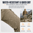 thumbnail image 6 of MASKERT Mens Hiking Pants Lightweight Cargo Pants Quick Dry Water Resistant Stretchy Straight Leg Travel Pant, 6 of 8