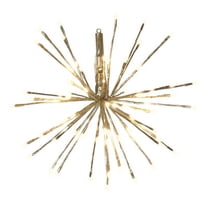 Celebrations 9086763 28 in. LED Radiant Blast Pathway Decor, Warm White & Gold