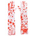 thumbnail image 2 of KAKOWELY 1 par de guantes de sangre para fiesta y guantes de sangre manchados espeluznantes, juego de cosplay, guante de sangre de Halloween, 2 of 5