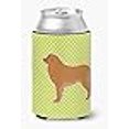 thumbnail image 3 of Carolines Treasures BB3858CC Leonberger Checkerboard Green Can or Bottle Hugger, 3 of 3