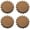Tan, variant on Set of 4 Horse Western Tack Hardware Leather Concho Studded Rosettes Black 40204