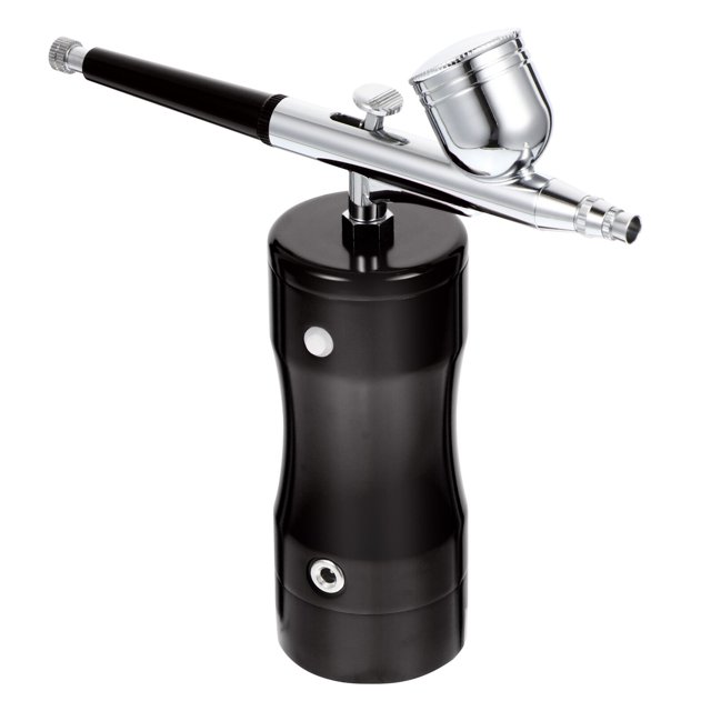 1 Set Mini Aérographe avec Compresseur d'Air Rechargeable Outil de Peinture Portable