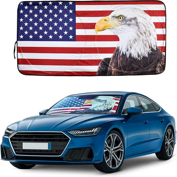 EcoNour UV Sunblock Sunshade Shield 64 x 32 inch with Storage Pouch