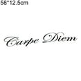thumbnail image 7 of Walbest Universal Car SUV Vehicle Front Windshield Carpe Diem Letters Design Sticker Decals Decor, 7 of 7