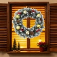 thumbnail image 4 of Deeceymbur Large Christmas Wreath Artificial Garland Decoration for Door Window Hanging Holiday Indoor Outdoor Decor, 4 of 6