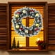 thumbnail image 4 of Artificial Garland Christmas Wreath Door Hanging Window Decor Home Decor Green Plants Fake Plants, 30cm Christmas Decorations Home Decoration Window Door Hanging Wreath, Foldable Artificial Garland,, 4 of 8