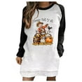 thumbnail image 2 of Munlar Womens Cardigan Sweaters,Ladies Halloween Print O- Neck ing Long-Sleeved Long Sweater Sweatershirt, 2 of 5