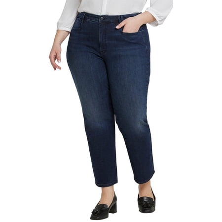 NYDJ womens Plus Bailey Basin Ankle Crop Jean 28W