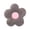 Gray, variant on Flower Shaped Round Plush Chair Cushion, Seat Cushion Pillow For Comfortable Seating, Soft And Stylish Cushion For Home Office Decor, 35Cm Round Cushion With Flower Design
