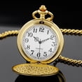 thumbnail image 3 of Minzimin Smooth Pocket Watch,Personalized Pocket Watch,Watches for Men, Pocket Watches for Father‘s Day with Chain, 3 of 7