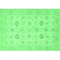 thumbnail image 1 of Ahgly Company Indoor Rectangle Persian Emerald Green Traditional Area Rugs, 8' x 12', 1 of 4