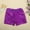 Purple, variant on SNKSDGM Girls Pants Size 12-14 Youth Toddler Kids Baby Girls Boys Sparkly Sequins Elastic Waist Birthday Shorts Pants Party Shorts 11-12 Years