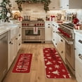 thumbnail image 7 of PALIFEUR Christmas Kitchen Rugs Set of 2, Red Christmas Snowflake Rugs, Non-Slip Kitchen Rug, Washable Kitchen Mats for Christmas Kitchen Decor Festival Holiday Party Decorations, 7 of 7