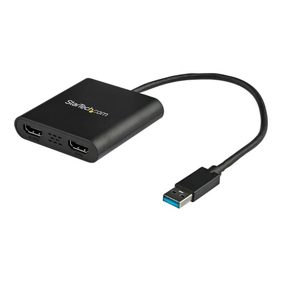 StarTechcom USB32HD2 USB to Dual HDMI Adapter - 4K