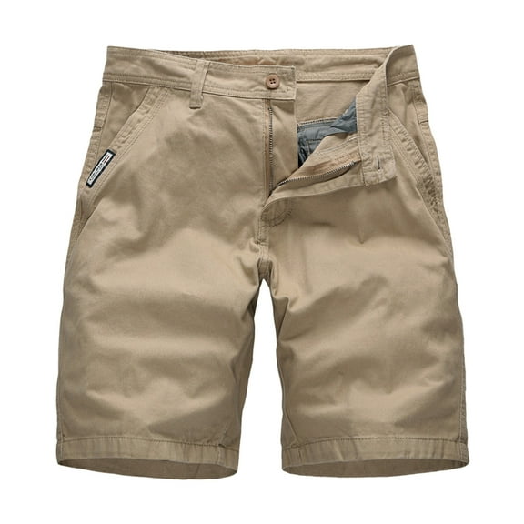 zuwimk Cargo Shorts For Men,Men's Lightweight Cargo Shorts with Pockets Cotton Shorts for Men Casual Khaki,XL