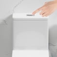 thumbnail image 6 of ADA Compliant 17" Comfort Height Toilet with Dual Flush Technology, WaterSense Certified, Rimless Bowl & Soft-Close Seat, 12" Rough-In, Gloss White, 6 of 9
